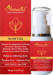 AMRUSOAL Anti Acne Gel, Pimple dark spot remover Gel, Anti Blemish, Soothes & Dark Spots