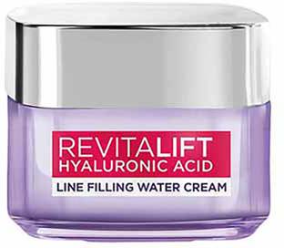 L'Oréal Paris Revitalift Hyaluronic Acid Line Filling Water Cream|Hydrates & Plumps Skin