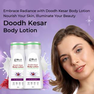 Globus Naturals Doodh Kesar Body Lotion For Natural Glow, Pack of 2