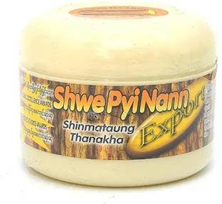SHWEPYINANN Shinmataung Thanakha - - NATURAL WHITENING 140G- PACK OF 1 - MYANAMR PRODUCT