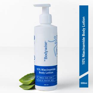 Be Bodywise 10% Niacinamide Body Lotion for Acne Marks | With Aloe Vera Extract | No Paraben