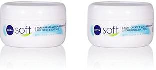 NIVEA SOFT LIGHT MOISTURISING CREAM 300 ML X 2