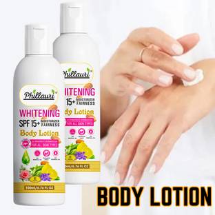 Phillauri SPF 15 Body Lotion Nourishing Body Lotion Moisturiser Fairness Lotion
