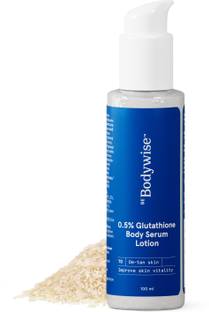 Be Bodywise 0.5% Glutathione Body Serum Lotion | Reduces Tan, Dark Spots & Hydrates Skin