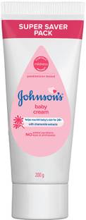 JOHNSON'S BABY Baby Cream, protects from dryness, pH Balanced, paraben-free, 200gm