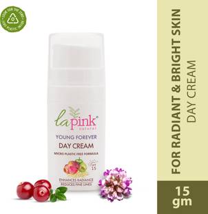 La Pink Young Forever Day Cream with SPF 15, Reduces Fine Line, Wrinkles & Pigmentation
