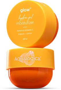 Aqualogica Glow+ Hydra Gel Moisturizer with Vitamin C & Papaya Non Sticky & Quick Absrobing