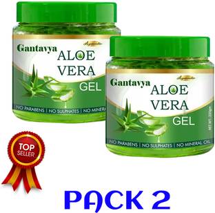 Gantavya Aloe Vera Gel for Nourishing & Moisturizing Face with Vitamin E Men & Women