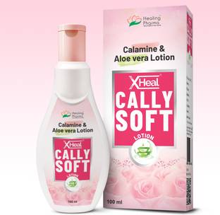 XHEAL Cally Soft Calamine Lotion For Skin Itching Body With Aloevera & Zinc Oxide