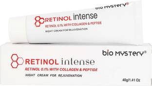Bio Mystery Retinol Intense Night Cream 0.1 %–Anti-Aging Vitamin A Face Moisturizer
