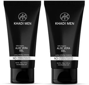 Khadi Men 100 % Pure Aloe vera Gel for Skin & Hair