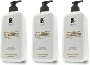 SNEIRA Brightening HYDROBALANCE Body Lotion (PACK OF 3) Pro-Viatmin B5