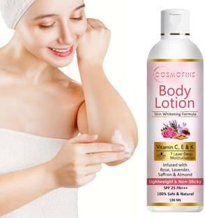 cosmofine Body Whitening Lotion Provides Deep Moisturization, Deep Nourishment Women & Men