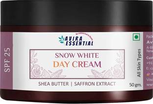 Avira Essential Snow White Face Cream For Women & Men| Non Sticky, Hydrating SPF DAY Moisturizer