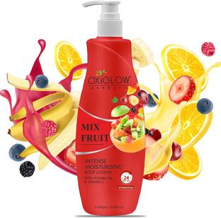OXYGLOW Mix Fruit Intense Moisturising Body Lotion With Jojoba Oil & Vitamin C|Hydrates