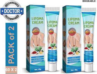 Bingeable 60g Lipoma Cream Pack of 2 - Ayurvedic Herbal Fat Lump Reduction Formula