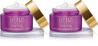 LOTUS HERBALS YouthRx Anti Ageing Nourishing Night Cream | For Fine Lines & Wrinkles | 50g
