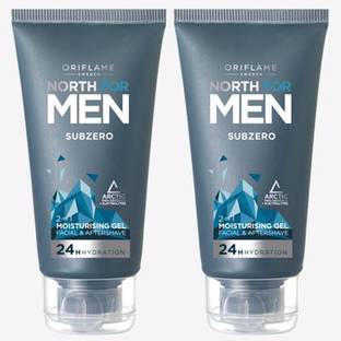 Oriflame NORTH FOR MEN Subzero 2-in-1 Moisturising Gel 50 ml ( pack of 2 )