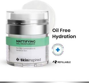 SkinInspired Mattifying Gel Moisturizer for Oily & Combination Skin/Oil Free Gel For