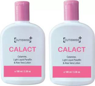 CUTISWISS Calamine Lotion With Aloe vera For Skin Itching, Allergy For Dry Normal Skin