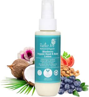 RUSTIC ART Blueberry Organic Hand and Body Lotion