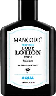 MANCODE Aqua Perfumed Body Lotion with Squalane for Protects Skin From UV