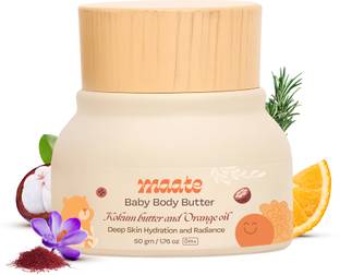 MAATE Baby Body Butter Moisturization & Soft Skin Enriched Kokum Butter & Orange Oil