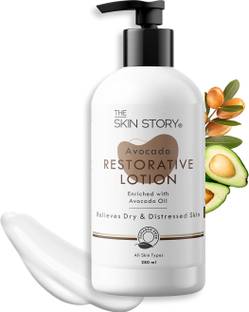 The Skin Story Avocado Restorative Lotion For Dry Dull Skin, Winter Care, Deeply Moisturizes