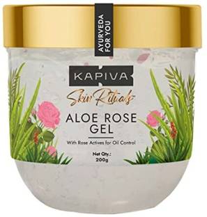 Kapiva Skin Rituals Aloe Rose Gel-Clinically Tested Rose Actives For Oil Control