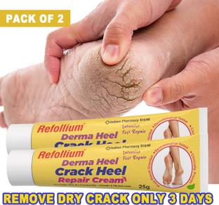 Refollium Foot Cream For Rough, Dry and Cracked Heel, Feet Cream For Heel Repair