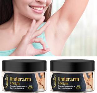 KORAT KING Underarm Whitening Cream For Lighten and Brighten Skin-50GM PACK-2