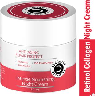 DERMISTRY Retinol Collagen Anti-Aging Moisturizer Night Face Cream Ageing Wrinkles Repair
