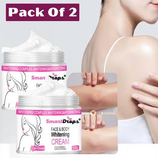 smartdrops Unisex Whitening Face Cream with Natural Actives for Clear Skin Tone