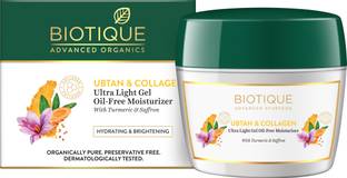 BIOTIQUE Ubtan & Collagen Ultra Light Gel Oil Free Moisturizer 200ml
