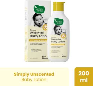 Mother Sparsh Simply Unscented Baby Lotion With Oatmeal, Fragrance Free Lotion for Babies