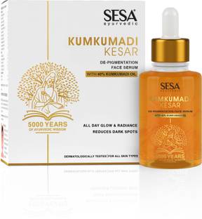 SESA Ayurvedic Kumkumadi Oil-Based De-Pigmentation Face Serum|Helps Reduce Dark Spots