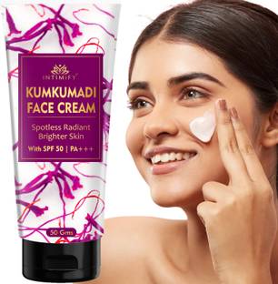 INTIMIFY Kumkumadi Face Cream, For Glowing And Hydrating Skin, Evens Skin Tone