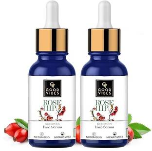GOOD VIBES Rosehip Radiant Glow Face Serum (10 ml - Pack of 2) (20 ml)