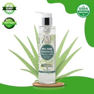 Blush Bunny Organics Pure Aloevera Gel for all types of hairs & skins No Toxic Chemicals