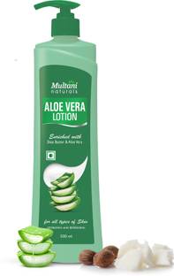 Multani Natural Aloevera & Shea Butter Body Lotion | Nourish Dry Skin -