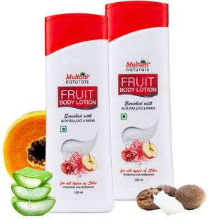 Multani Naturals Fruit Body Lotion (Pack of 2) | Prevent Dryness -
