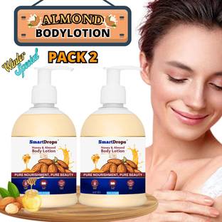 smartdrops Body Lotion for Smooth Skin with Richness of Honey and Almond for Deep Hydration