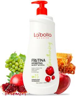 LABOLIA BEAUTE Frutina Hydrating Body Lotion - Smooth, Glowing Skin, SPF 15
