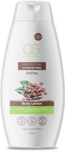 OG BEAUTY Natural Energizing Hydrating Coffee Body Lotion, 250Ml