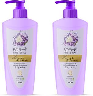 Biofresh Pure Herbal Body Lotion Lavender & Rice Water/Glowing Winter Moisturizer Lotion