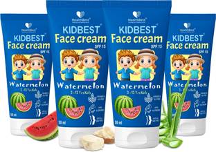 HealthBest Kidbest Face Cream for 3-13 Years Kids | Each 50ml (Pack of 4)