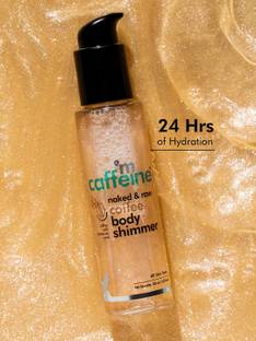 mCaffeine Coffee Body Shimmer Spray for Soft Illuminating Glitter & Oil-Free Hydration