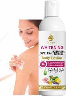 6Drops Body Lotion Skin brightening And Whitening SPF 15+ Fairness. (100 ml)
