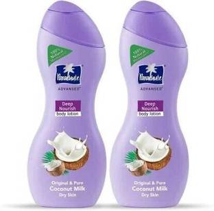 Parachute Advansed Deep Nourish Body Lotion With Pure Coconut Milk Pack of 2 * 250 ML