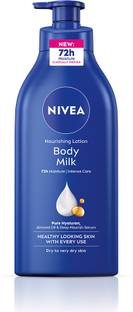 NIVEA Body Milk, Big Moisturizer Lotion, Deep Moisture Serum, Almond Oil & Vitamin E